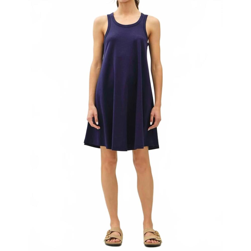 NEW BE COOL indigo dress in navy
